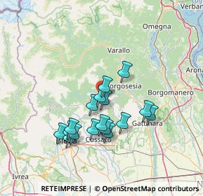 Mappa Via Crevacuore, 13863 Coggiola BI, Italia (12.19588)