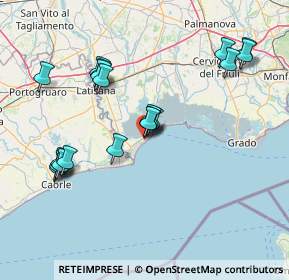 Mappa Via Carinzia, 33054 Lignano Sabbiadoro UD, Italia (15.34263)