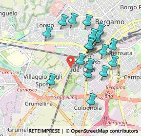 Mappa Via Giovanni Ruspini, 24127 Bergamo BG, Italia (0.863)