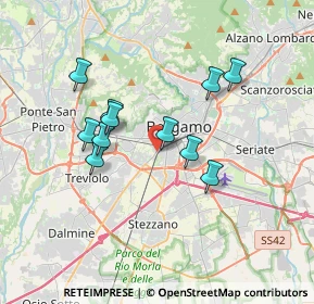 Mappa Via Giovanni Ruspini, 24127 Bergamo BG, Italia (3.03636)