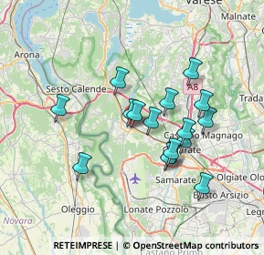 Mappa Via Duca D'Aosta, 21019 Somma Lombardo VA, Italia (6.0325)