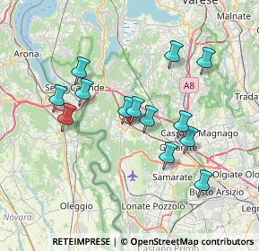 Mappa Via Duca D'Aosta, 21019 Somma Lombardo VA, Italia (6.54308)