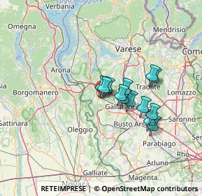 Mappa Via Duca D'Aosta, 21019 Somma Lombardo VA, Italia (9.77154)