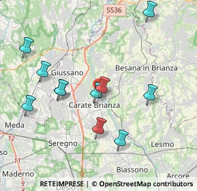 Mappa Via Gorgone, 20841 Carate Brianza MB, Italia (3.94)