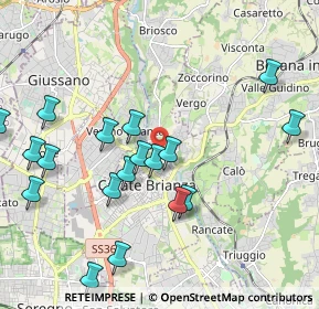 Mappa Via Gorgone, 20841 Carate Brianza MB, Italia (2.412)