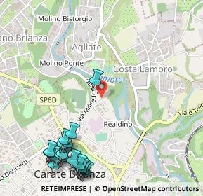 Mappa Via Gorgone, 20841 Carate Brianza MB, Italia (0.727)