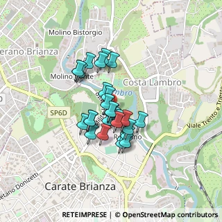 Mappa Via Gorgone, 20841 Carate Brianza MB, Italia (0.29643)