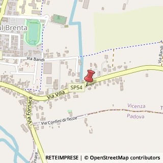 Mappa Via Villa, 122, 36056 Tezze sul Brenta, Vicenza (Veneto)