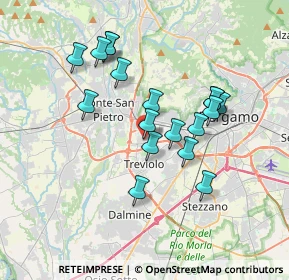 Mappa Centro Commerciale, 24035 Curno BG, Italia (3.18111)