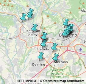 Mappa Centro Commerciale, 24035 Curno BG, Italia (3.6525)