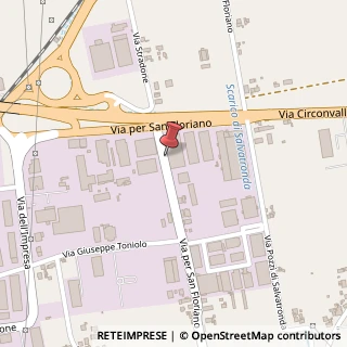 Mappa Via per San Floriano, 54, 31033 Castelfranco Veneto, Treviso (Veneto)