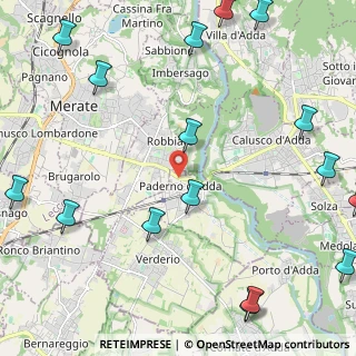 Mappa Via A. Volta, 23877 Paderno d'Adda LC, Italia (3.19563)