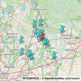 Mappa Via A. Volta, 23877 Paderno d'Adda LC, Italia (5.49933)