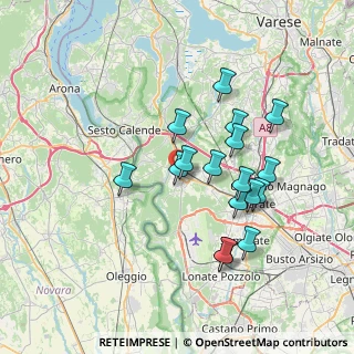 Mappa Via Raffaello Sanzio, 21019 Somma Lombardo VA, Italia (6.52882)