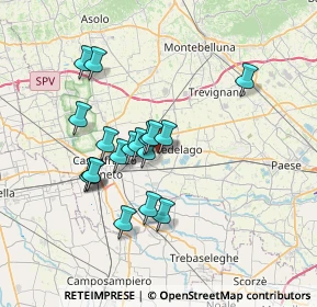 Mappa Via Cal Croci Nord, 31050 Castelfranco Veneto TV, Italia (5.97833)