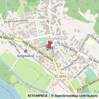 Mappa Via Giuseppe Torchio,  20, 28075 Grignasco, Novara (Piemonte)