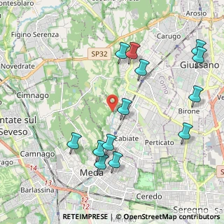 Mappa Via Don Giovanni Minzoni, 22060 Cabiate CO, Italia (2.29769)