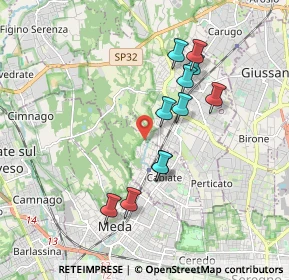 Mappa Via Don Giovanni Minzoni, 22060 Cabiate CO, Italia (1.64)