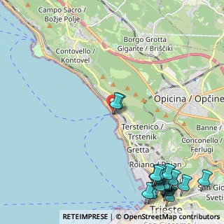 Mappa V.le Miramare, 34136 Trieste TS, Italia (3.35842)