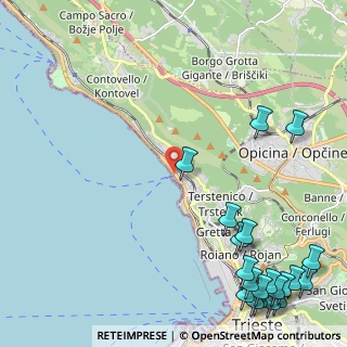 Mappa V.le Miramare, 34136 Trieste TS, Italia (3.432)