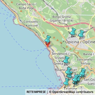Mappa V.le Miramare, 34136 Trieste TS, Italia (3.32385)