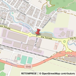 Mappa Via Tonale, 74, 24061 Albano Sant'Alessandro, Bergamo (Lombardia)
