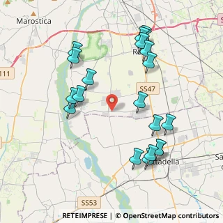 Mappa Via Don Angelo Gazzetta, 36056 Tezze sul Brenta VI, Italia (4.2705)