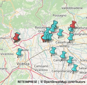 Mappa Via Jolanda, 36056 Tezze sul Brenta VI, Italia (14.46105)