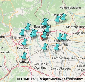 Mappa Via Jolanda, 36056 Tezze sul Brenta VI, Italia (10.58368)