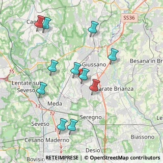 Mappa Via Antonio Gramsci, 20833 Mariano Comense CO, Italia (4.05091)