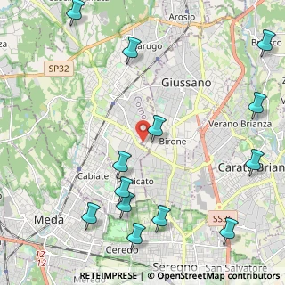 Mappa Via Antonio Gramsci, 20833 Mariano Comense CO, Italia (2.82692)