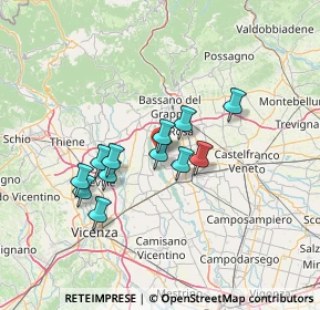 Mappa Via Villa, 36056 Tezze sul Brenta VI, Italia (10.92667)