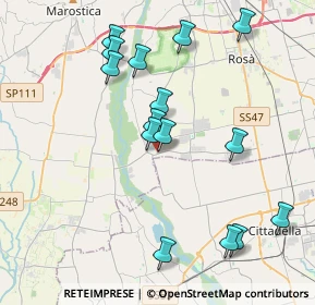 Mappa Via Villa, 36056 Tezze sul Brenta VI, Italia (4.078)