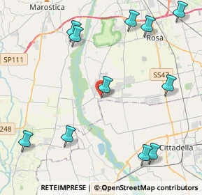 Mappa Via Villa, 36056 Tezze sul Brenta VI, Italia (5.27)