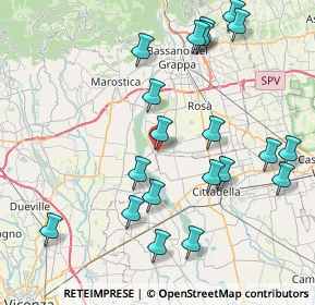 Mappa Via Villa, 36056 Tezze sul Brenta VI, Italia (8.9775)