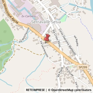 Mappa Via Sant'Antonio, n 7, 13037 Serravalle Sesia, Vercelli (Piemonte)