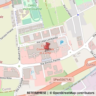 Mappa Via Enrico Fermi, 1, 24035 Curno, Bergamo (Lombardia)