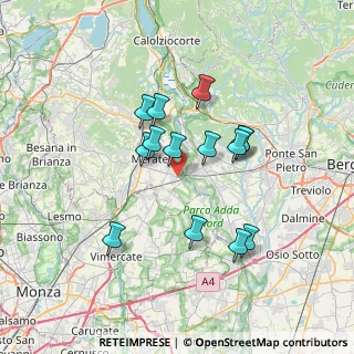 Mappa Via T. Edison, 23877 Paderno d'Adda LC, Italia (5.96714)