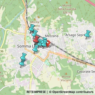 Mappa Via Ospedale, 21019 Somma Lombardo VA, Italia (0.81923)