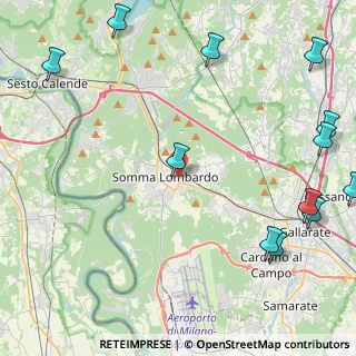 Mappa Via Ospedale, 21019 Somma Lombardo VA, Italia (6.34667)