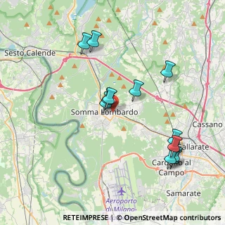 Mappa Via Ospedale, 21019 Somma Lombardo VA, Italia (3.92167)