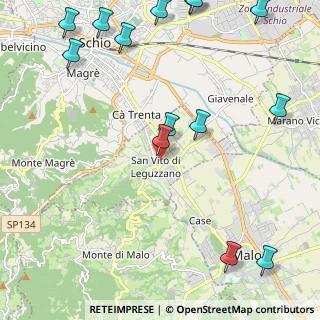 Mappa Via Trento Trieste, 36030 San Vito di Leguzzano VI, Italia (3.02857)