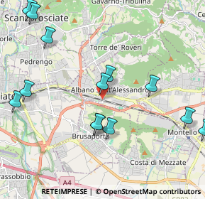 Mappa Via Alcide De Gasperi, 24061 Albano Sant'Alessandro BG, Italia (2.41)