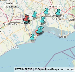 Mappa Via Carinzia, 33054 Lignano Sabbiadoro UD, Italia (12.616)