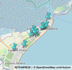 Mappa Via Carinzia, 33054 Lignano Sabbiadoro UD, Italia (1.06091)