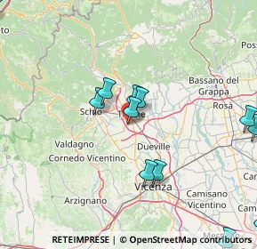 Mappa Viale dell'Economia, 36016 Thiene VI, Italia (19.41083)