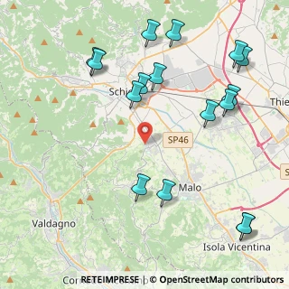 Mappa Via San Rocco, 36030 San Vito di Leguzzano VI, Italia (5.05063)