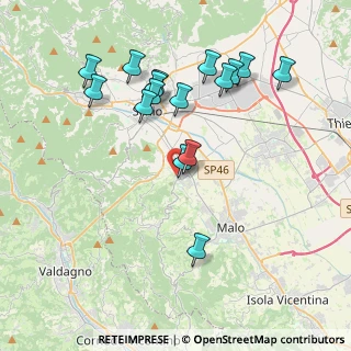 Mappa Via San Rocco, 36030 San Vito di Leguzzano VI, Italia (3.94688)