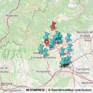 Mappa Via San Rocco, 36030 San Vito di Leguzzano VI, Italia (11.8245)