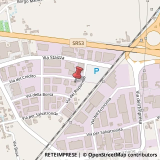 Mappa Via del Credito, 26, 31033 Castelfranco Veneto, Treviso (Veneto)